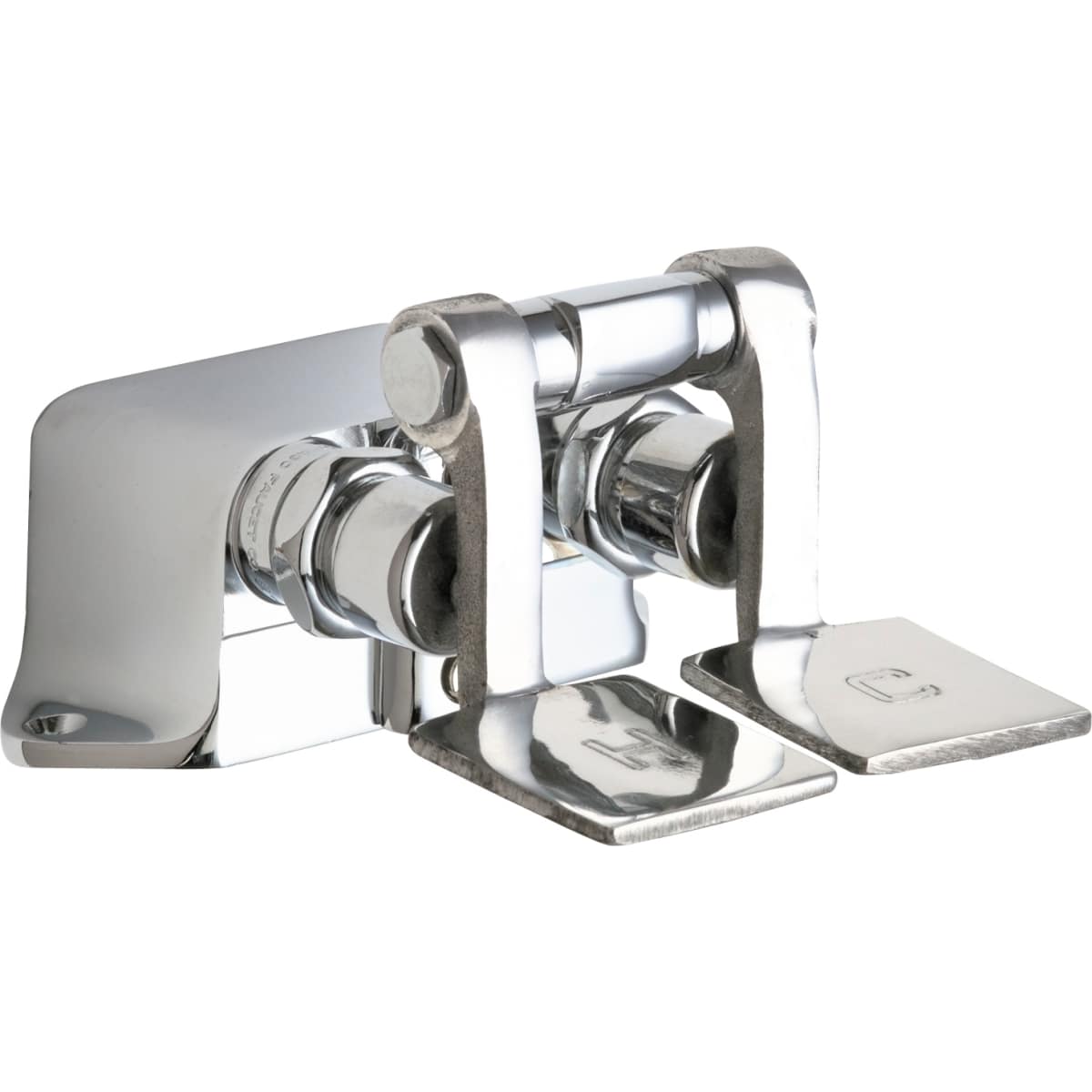 Chicago Faucets 625 Abcp Chrome Ecast Combination Pedal Box With