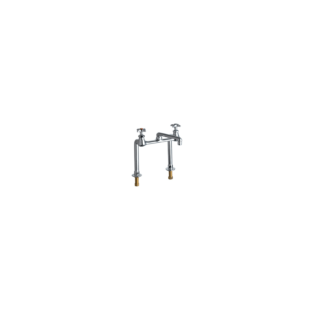 Chicago Faucets 941 Abcp Chrome Deck Mounted Utility Service