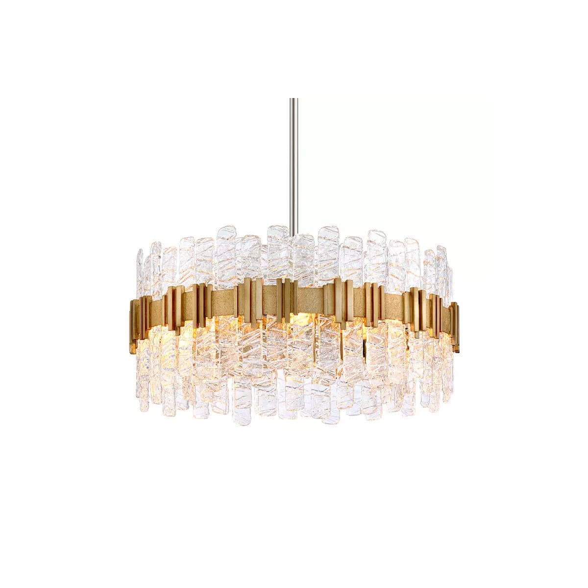 Corbett Lighting 256-48-WSL Silver Leaf / Polished Stainless