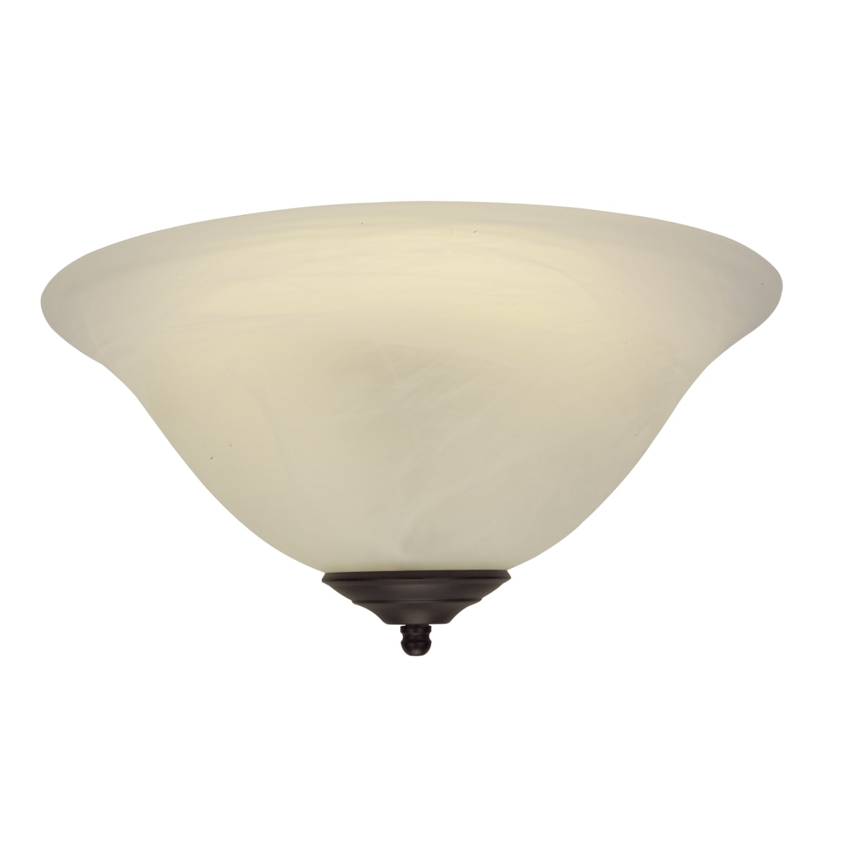 Craftmade Lke60 Led White Swirl Glass Two Light Ceiling Fan Light