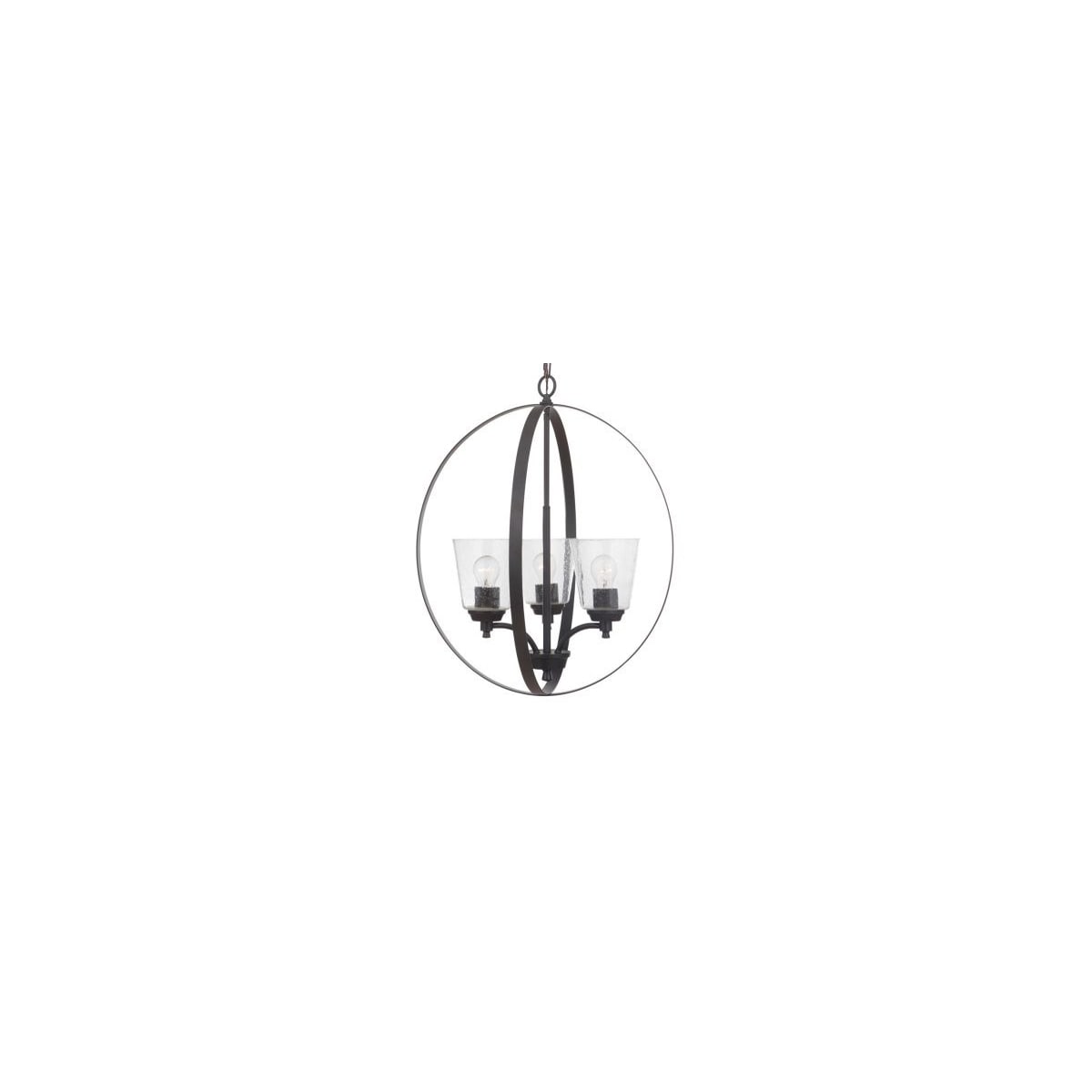 Craftmade 50233-FB Flat Black Tyler 3 Light 21