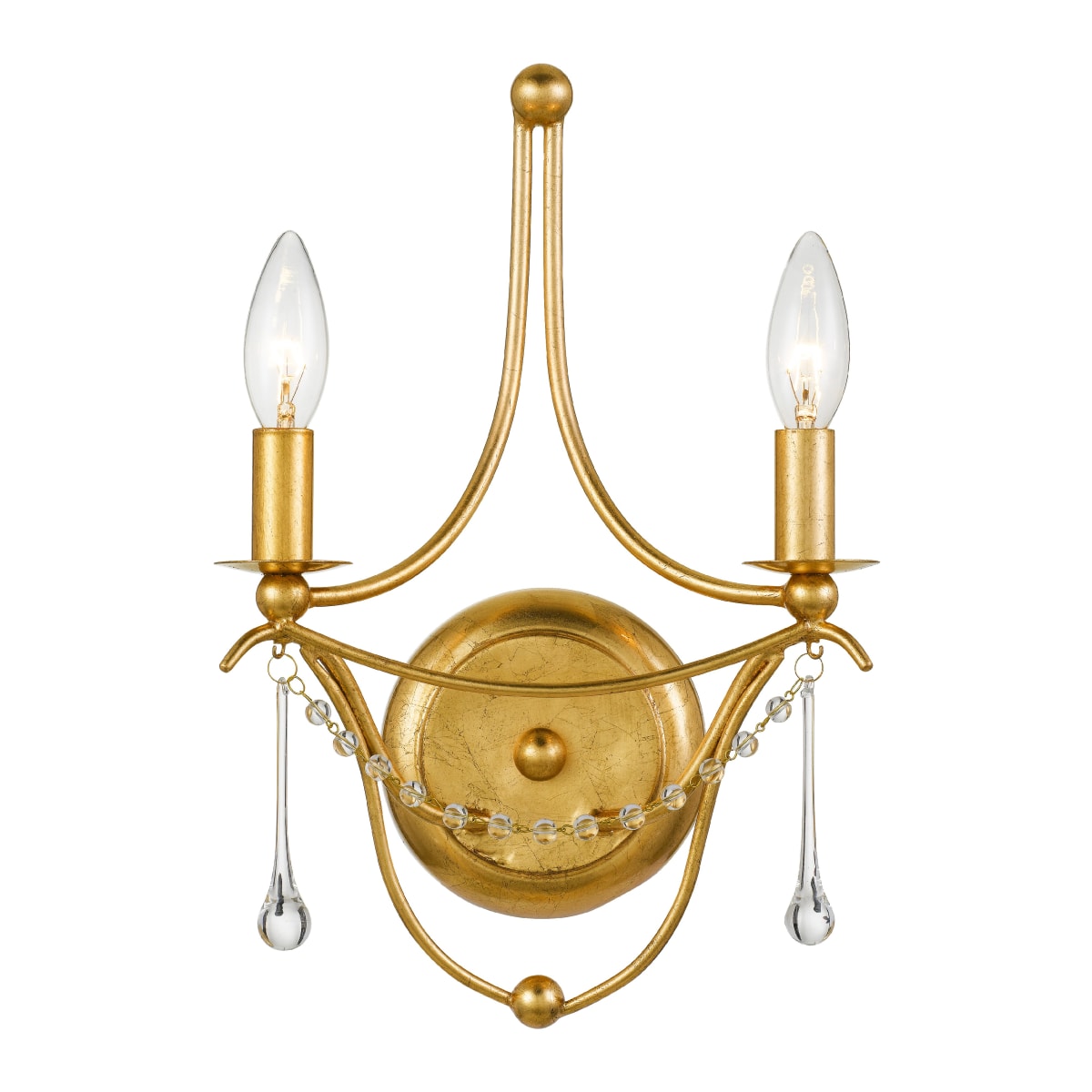 Saruwa2♡ Crystorama Lighting Group 422-SA Antique Silver Metro 2