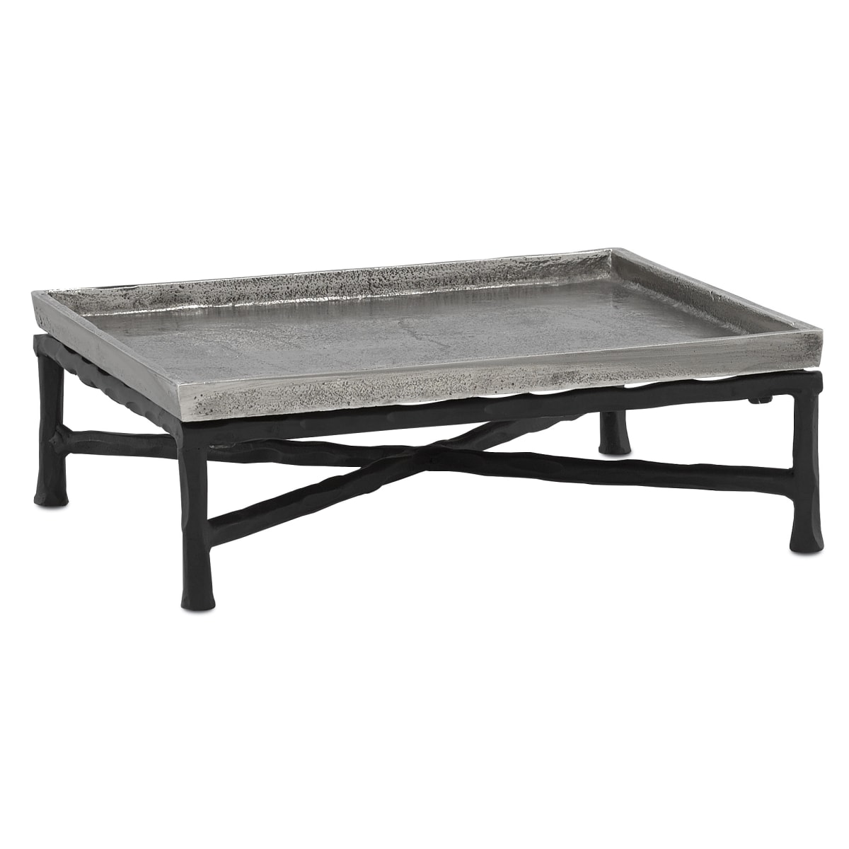 Currey And Company 1200 0042 Antique Silver Black Boyles 12