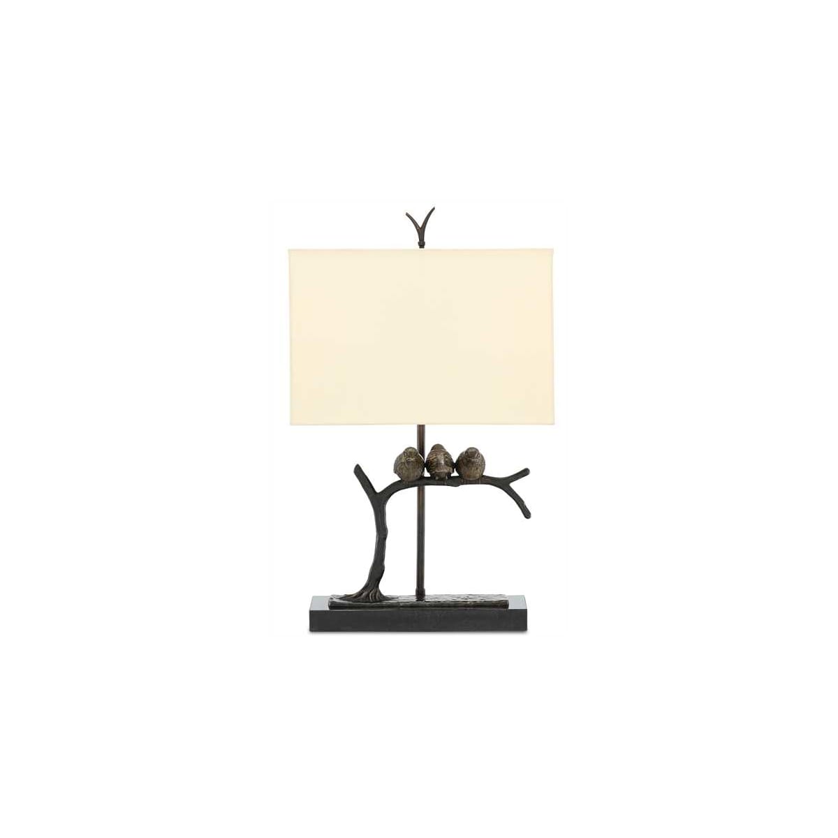 Currey And Company 6000 0240 Bronze, Animal Table Lamps Bronze