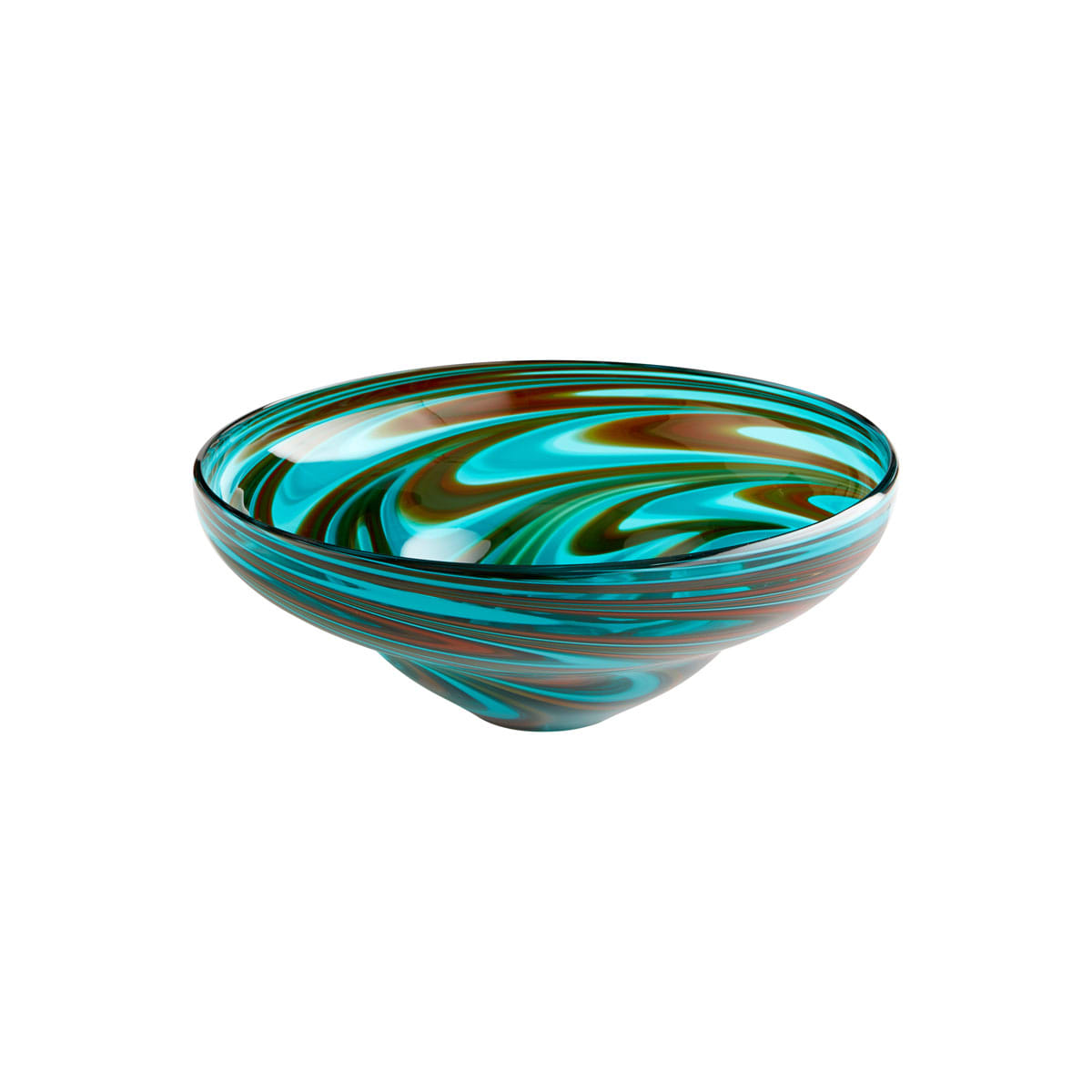 Cyan Design 06677 Amber And Blue Woodstock 13 5 Inch Diameter