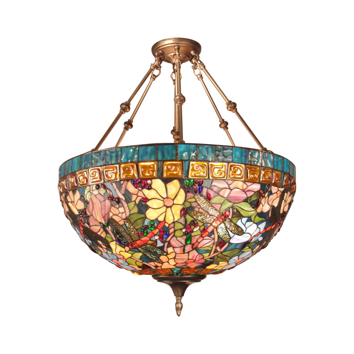 Dale Tiffany TH60096 Antique Brass 24