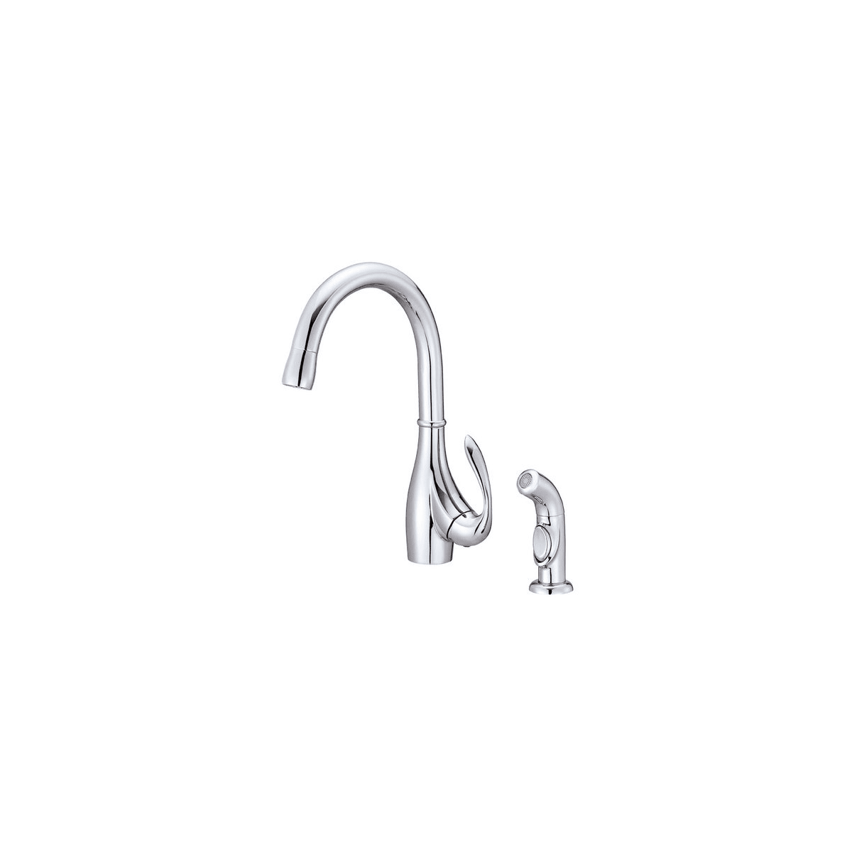 Danze D401546 Chrome Kitchen Faucet Includes Side Spray Danze D401546 Chrome Kitchen Faucet Includes Side Spray