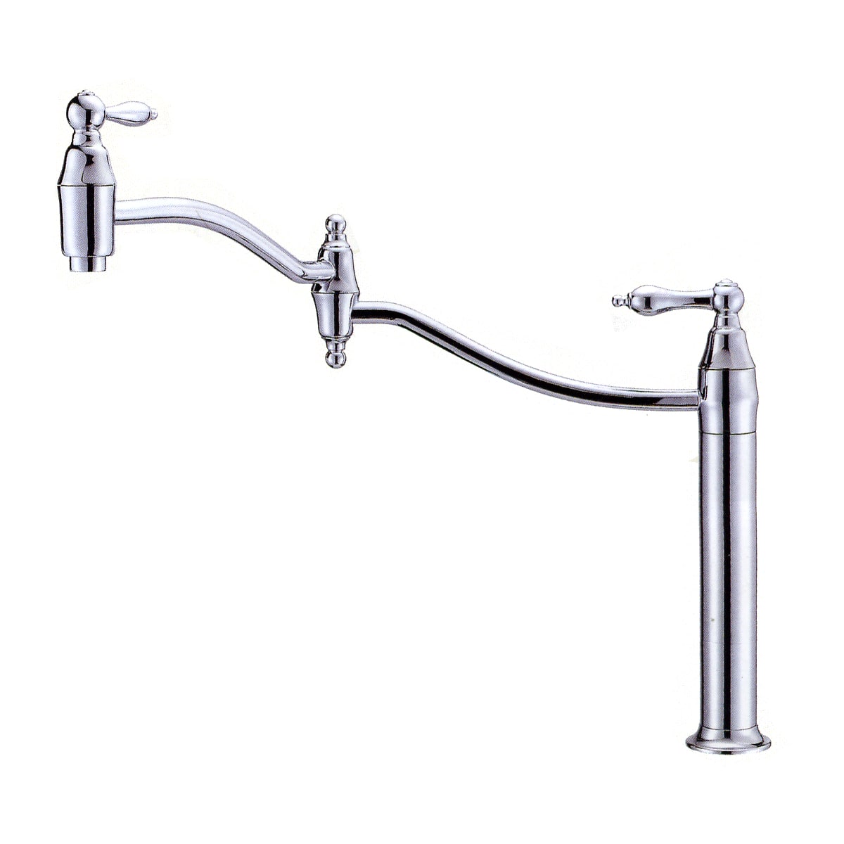 Danze D206040 Chrome Deck Mounted Pot Filler Faucet With 20 1 2 Danze D206040