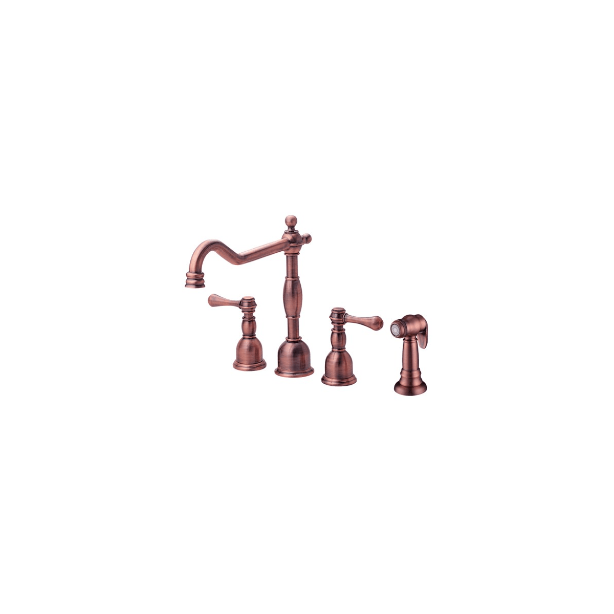 Danze D422057bs Satin Black Kitchen Faucet Includes Metal Side Spray From The Opulence Collection Faucetdirect Com