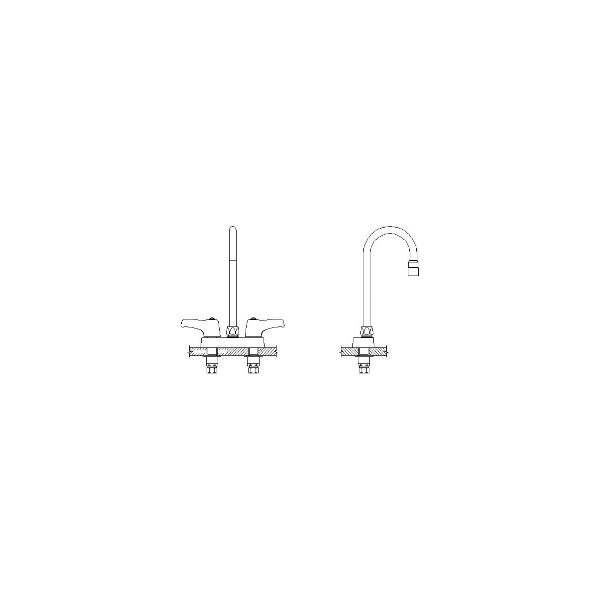 Delta 27c4933 Chrome Double Handle 1 5gpm Ceramic Disc Bathroom
