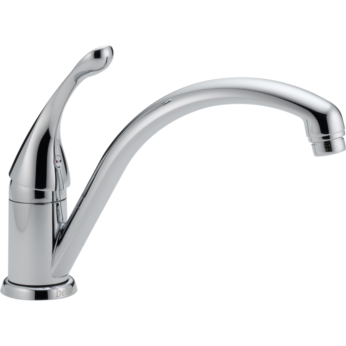 Delta 141-WH-DST White Collins Kitchen Faucet - Includes ...
