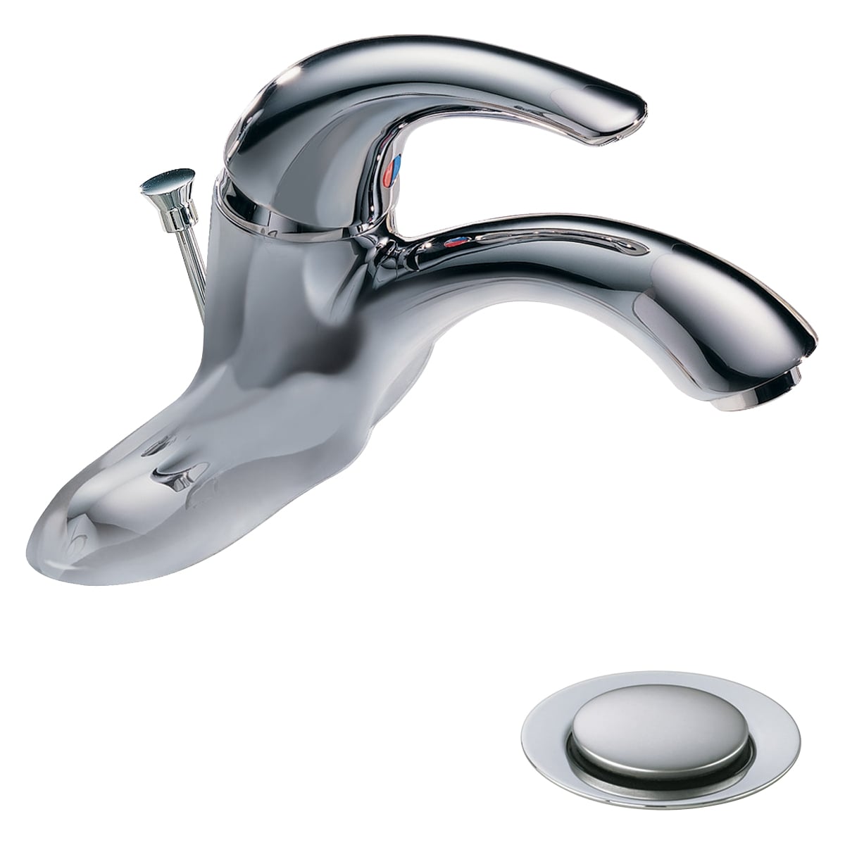Delta 22c301 Chrome Single Handle 1 5gpm Bathroom Faucet With