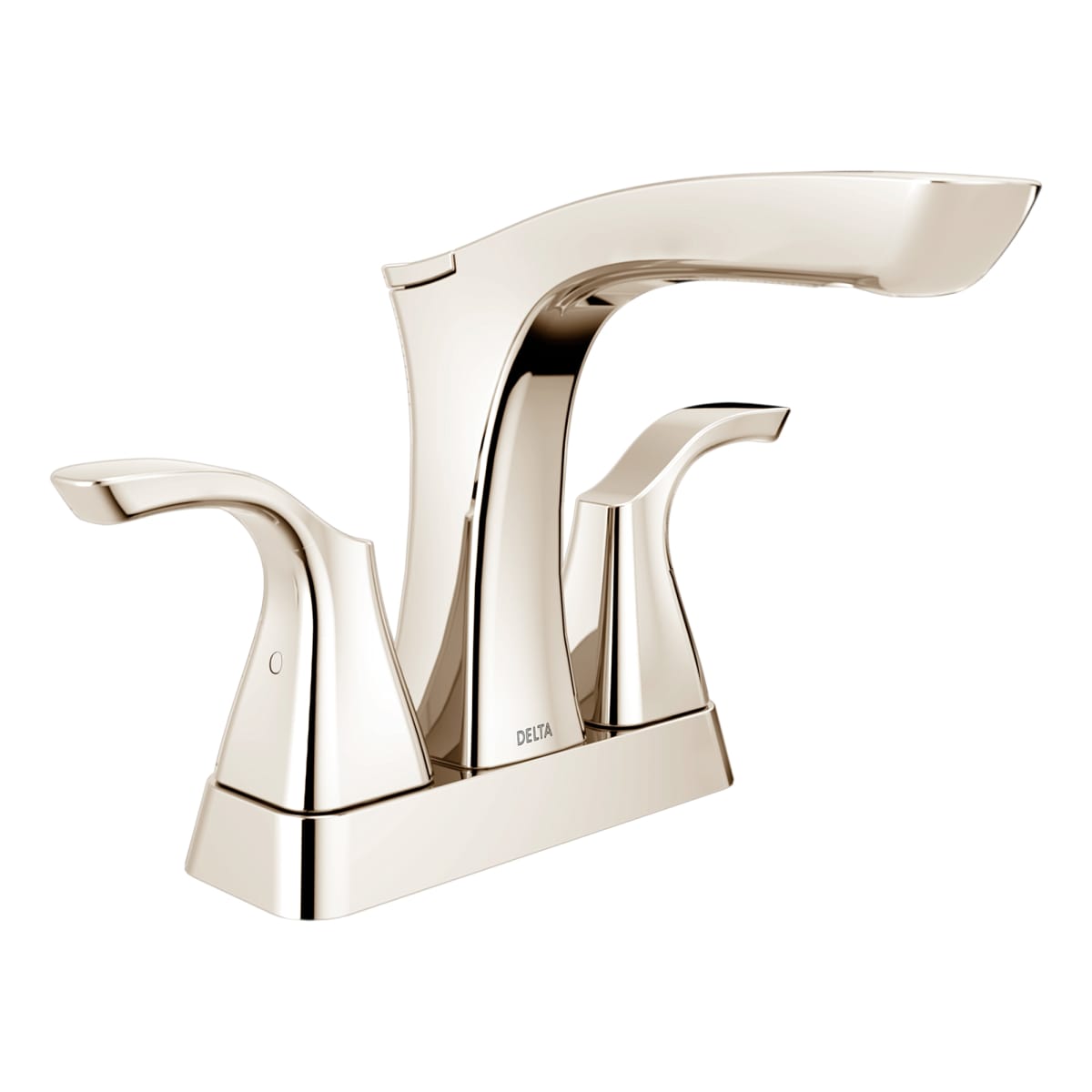 Delta 2552 Mpu Dst Chrome Tesla Centerset Bathroom Faucet With Pop Up Drain Assembly Includes Lifetime Warranty Faucet Com