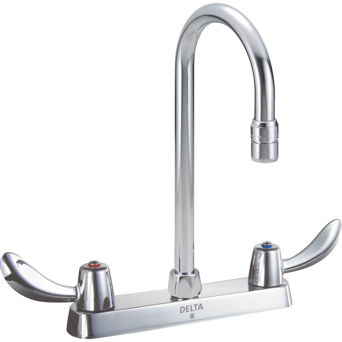 Delta 26c3932 Chrome Double Handle 1 5gpm Ceramic Disc Kitchen