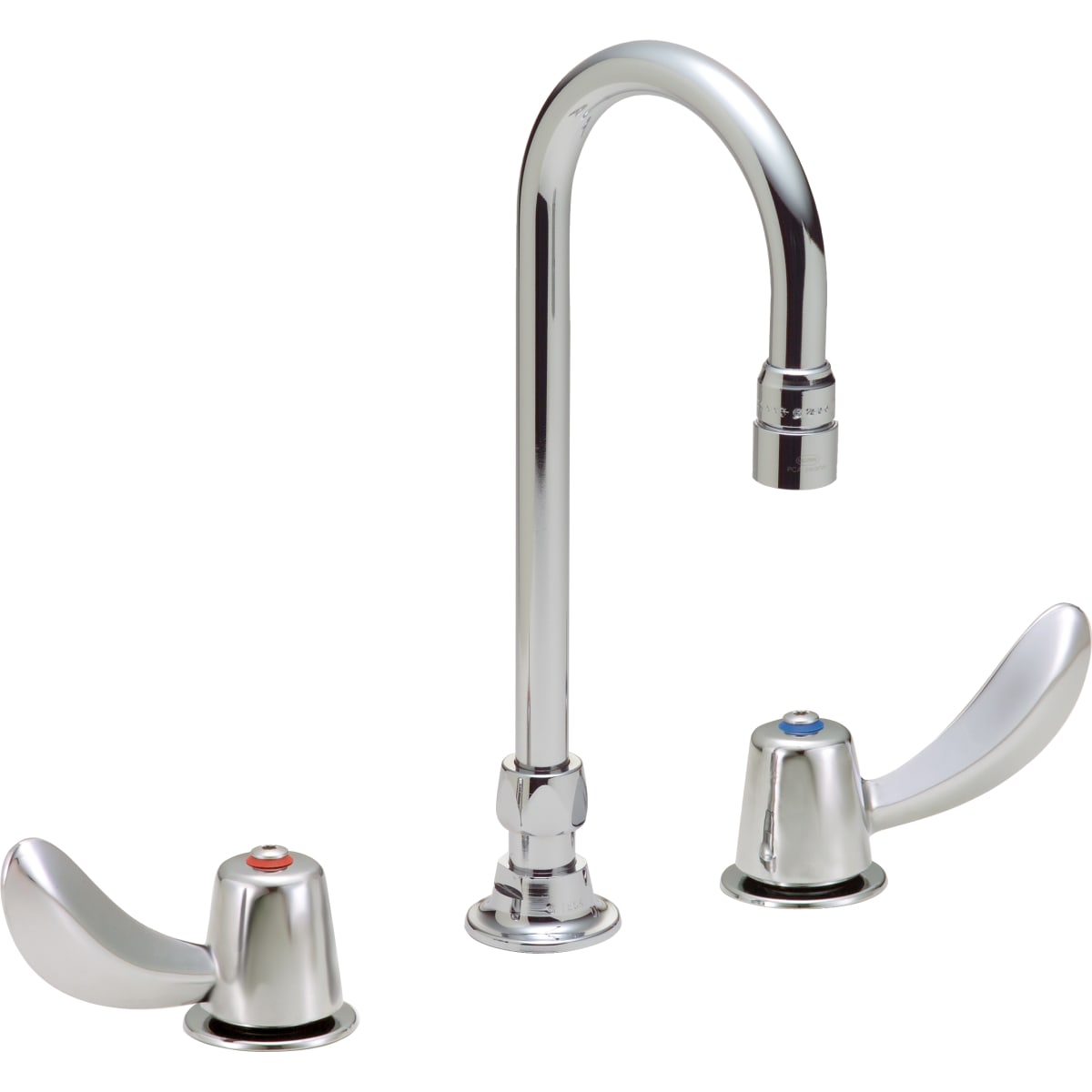 Delta 27c2942 Chrome Double Handle 1 5gpm Ceramic Disc Below Deckmount Kitchen Faucet With Hooded Blade Handles And Gooseneck Spout From The Commercial Series Faucet Com