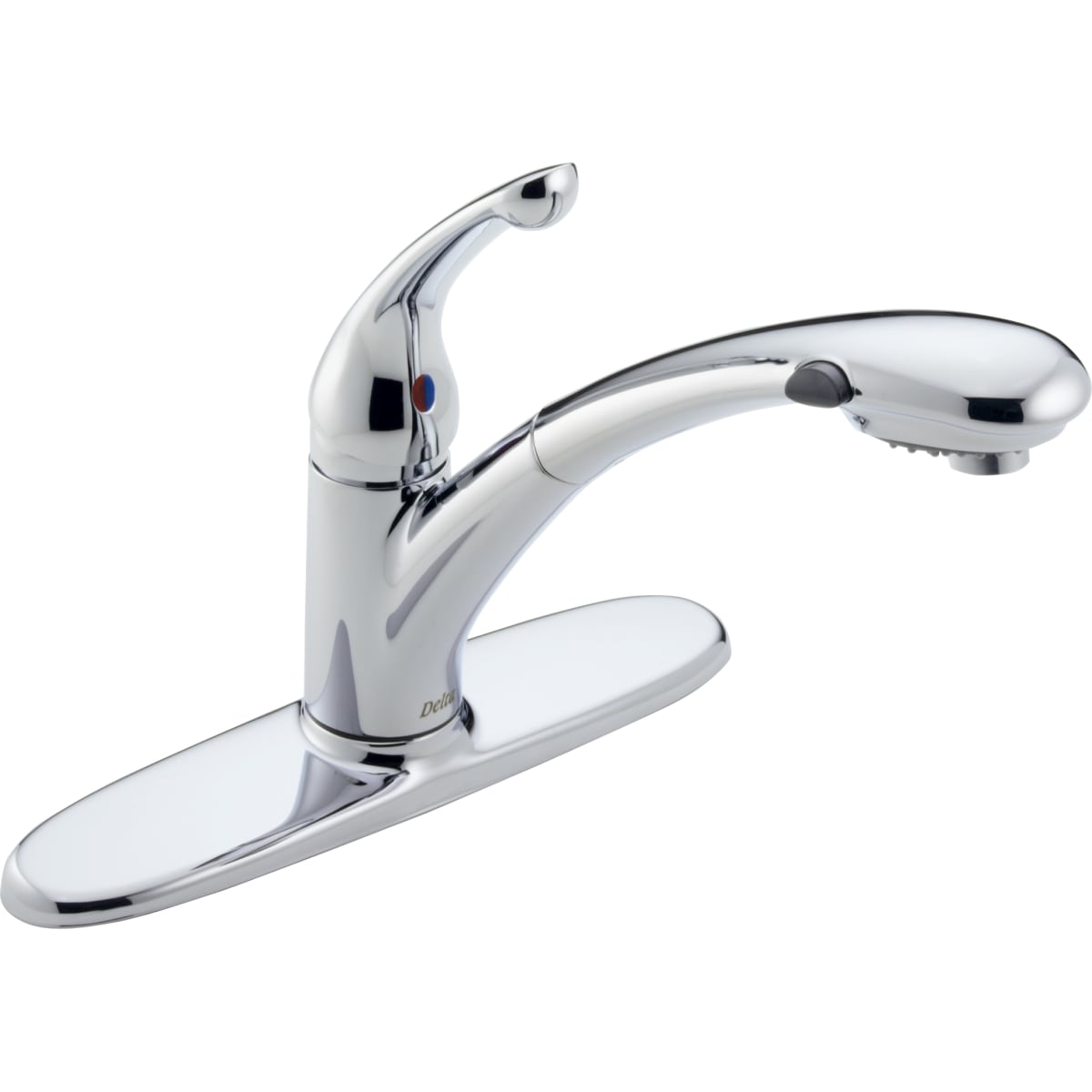 Delta 470 We Dst Chrome Signature Pull Out Kitchen Faucet Water