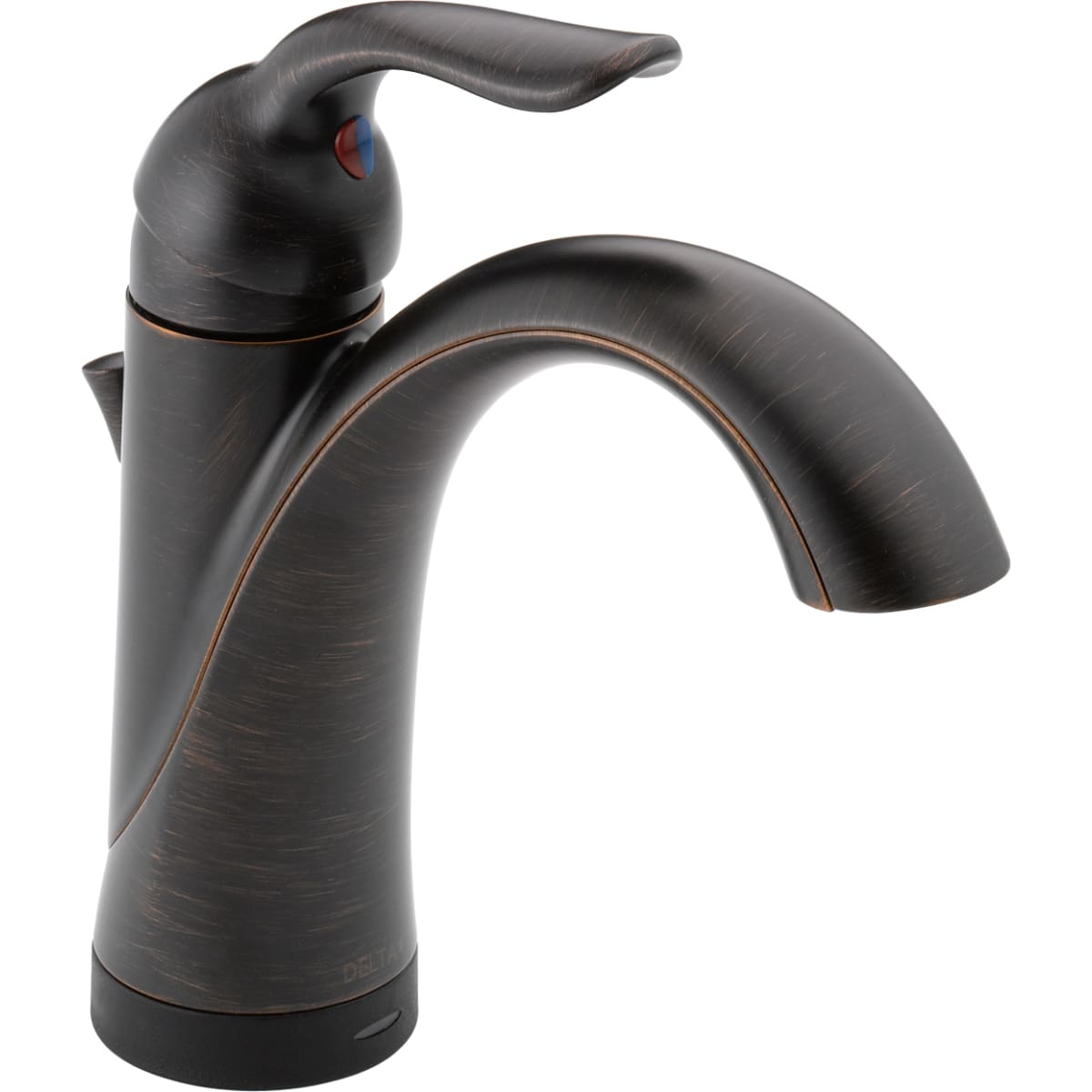 Delta 538T-RB-DST Lahara Single Hole Bathroom Faucet with On/Off Touch and Proxi 