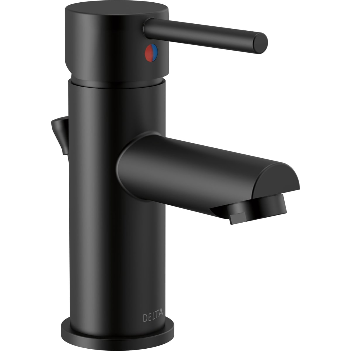 Delta 559lf Blgpm Pp Matte Black Trinsic Single Hole Bathroom