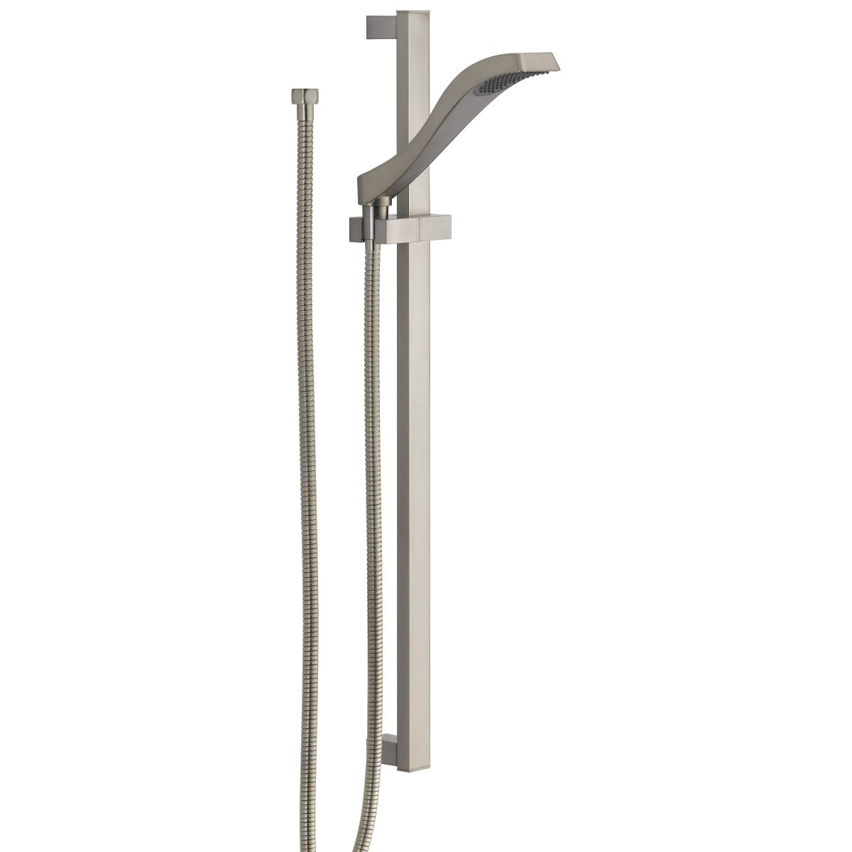 Delta 57051-SS Brilliance Stainless 1.75 GPM Dryden Hand Shower Package  Includes Hand Shower, Slide Bar, Hose, and Limited Lifetime Warranty 