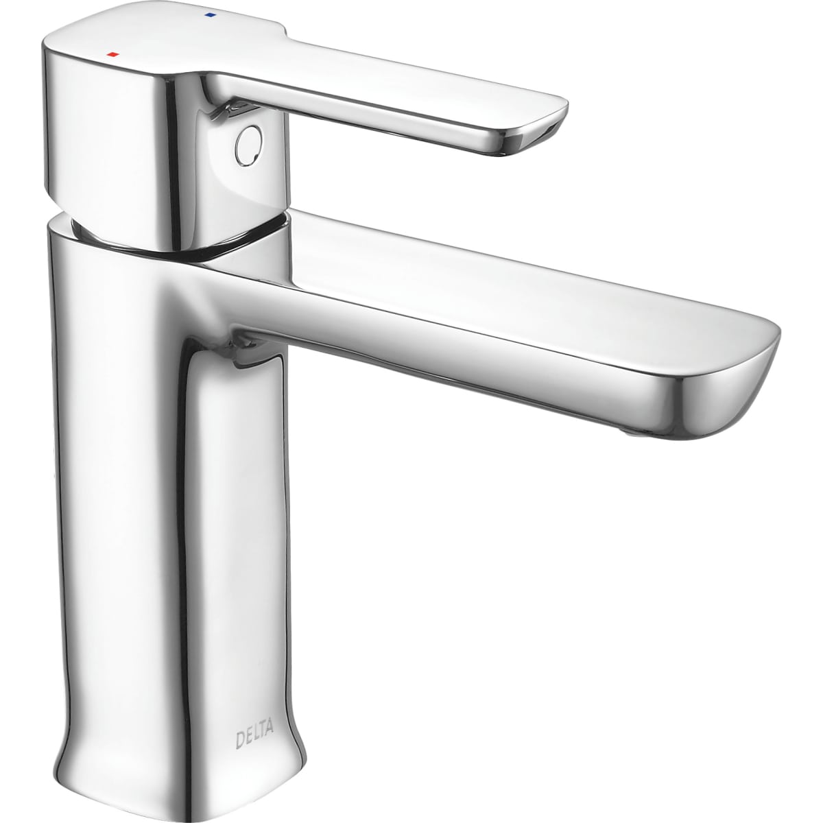 Delta 581lf Gpm Pp Chrome Modern 1 Gpm Single Hole Bathroom Faucet