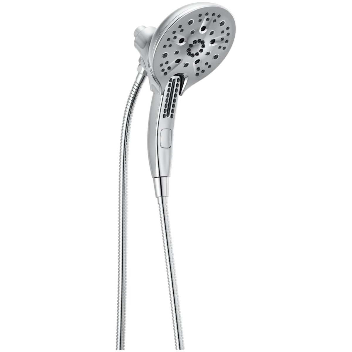 Delta 58620-25-PK Chrome Universal Showering In2ition 2.5 GPM Multi  Function Shower Head with Touch-Clean, MagnaTite, and H2Okinetic Technology 