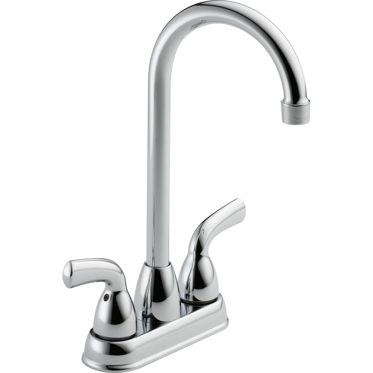 Delta Foundations B4410lf Single Handle Kitchen Faucet With Spray