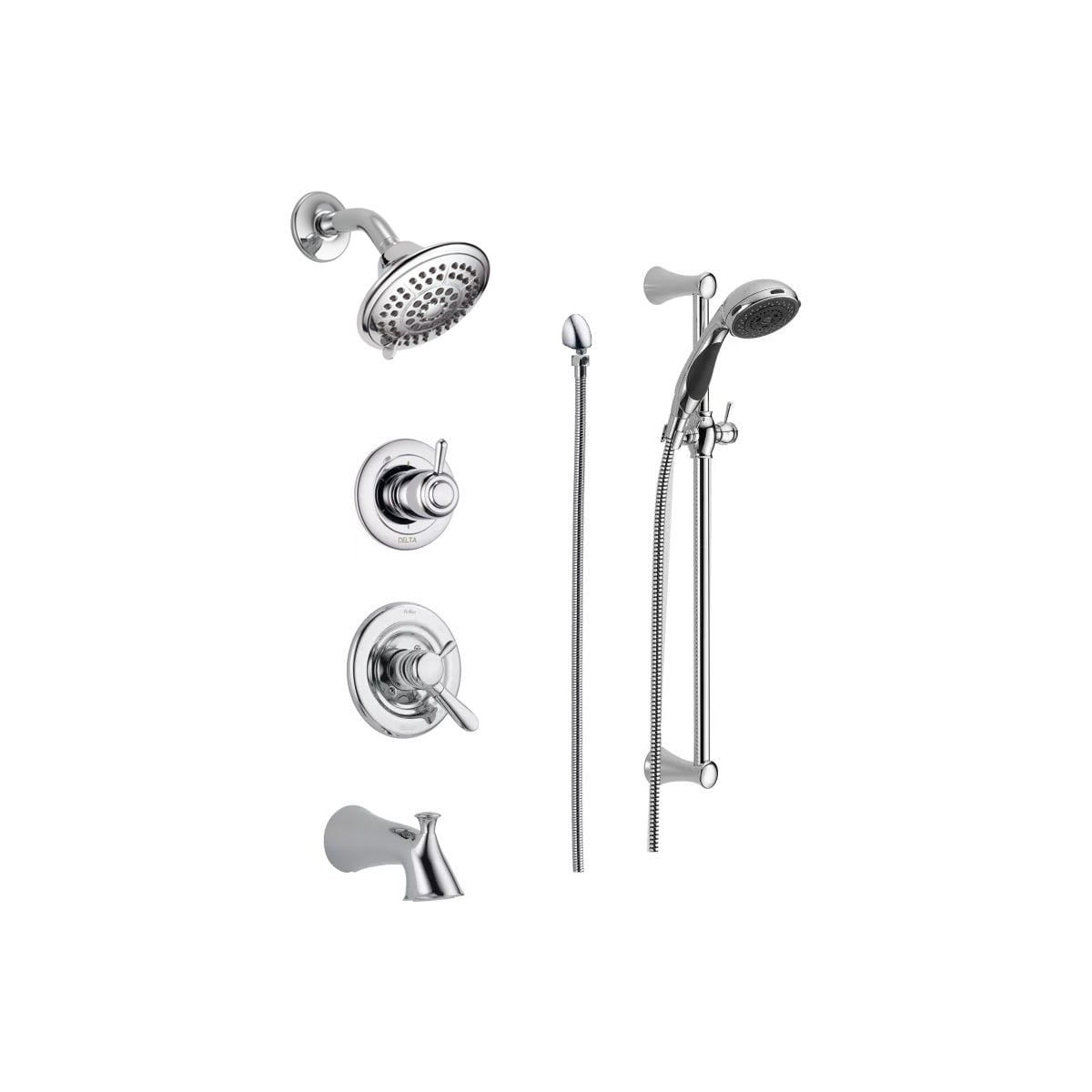 Delta Dss Lahara 1704 Chrome Monitor 17 Series Pressure Balanced