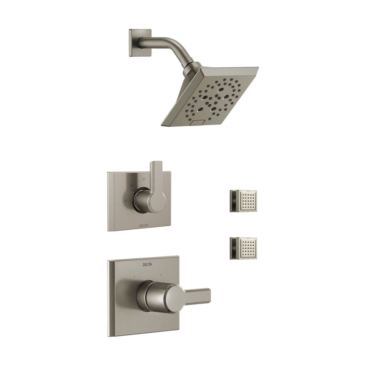 Delta Dss Pivotal 1402 Bl Matte Black Pivotal Pressure Balanced