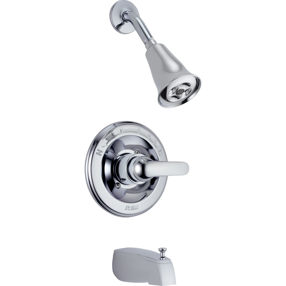 Delta T13420 H2o Cdn Chrome Monitor 13 Tub And Shower Trim With