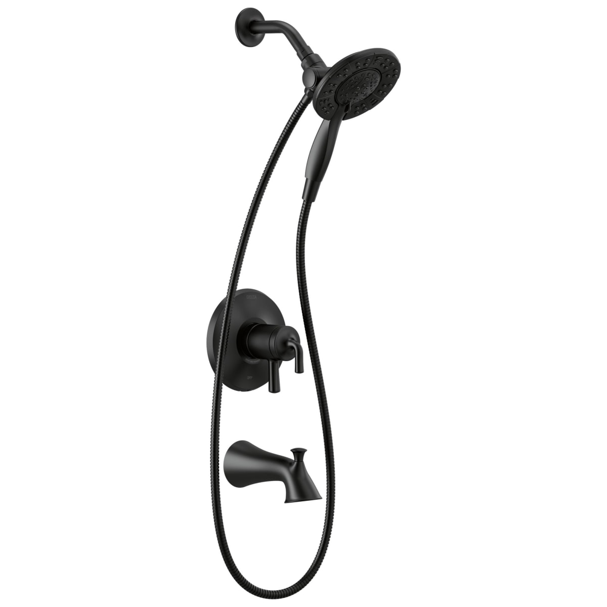 Delta T17433-BL-I Matte Black Kayra Monitor 17 Series Dual  