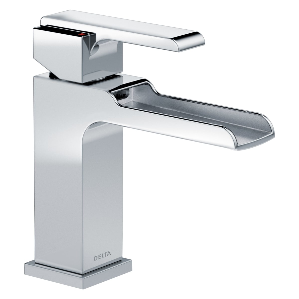 Delta 568lf Lpu Chrome Ara 1 2 Gpm Single Hole Waterfall Bathroom