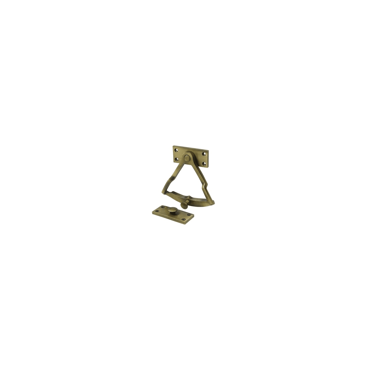 Deltana Ddq56u5 Antique Brass 4 3 8 Dutch Door Quadrant