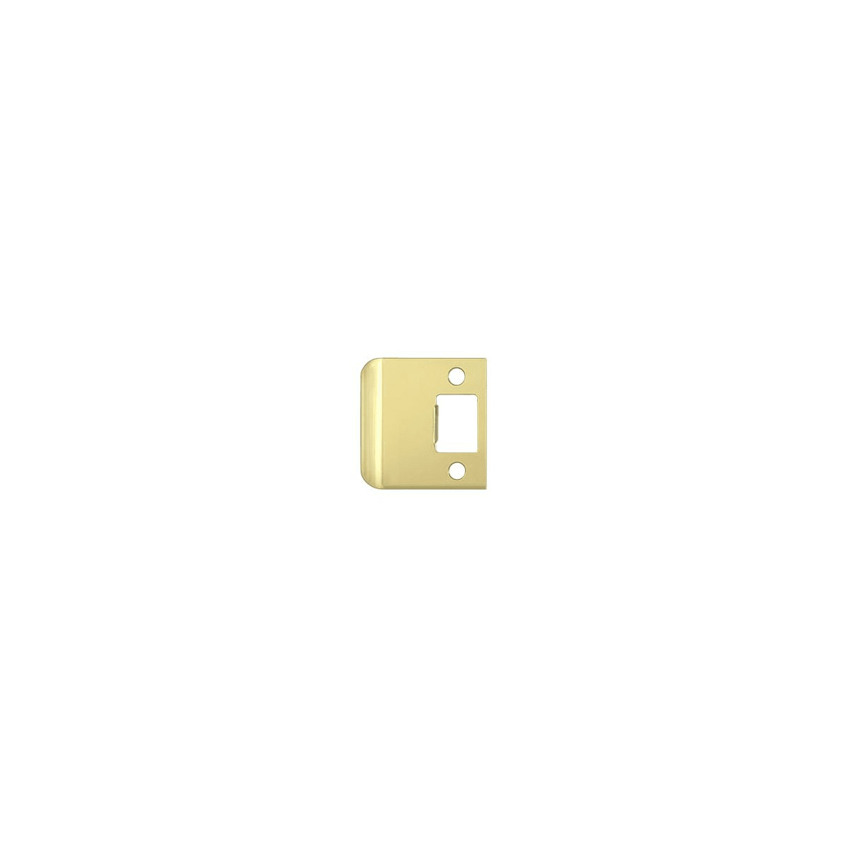 Deltana Spe225u3 Polished Brass 2 1 4 Tall Extended Lip Strike