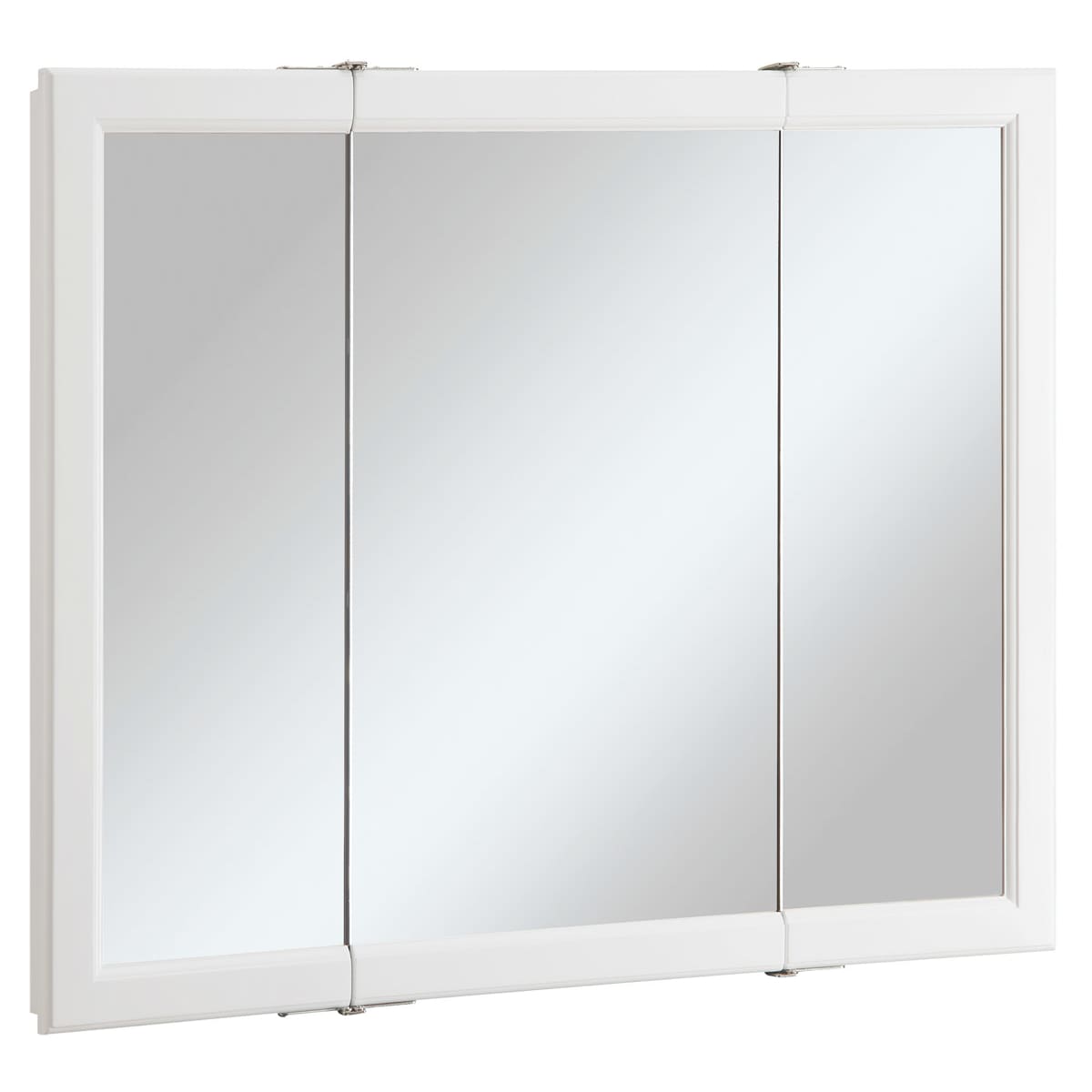 Design House 545103 White 36 Wall Mounted Triple Door Framed