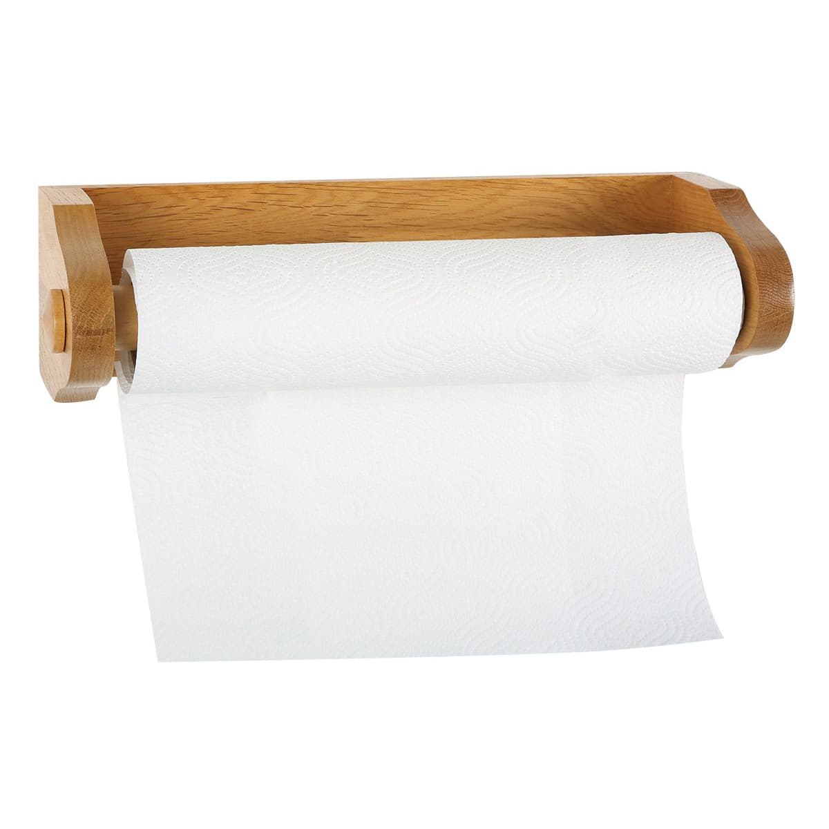 Design House 561233 Honey Oak Wall Mounted Wooden Paper Towel Holder Faucet Com