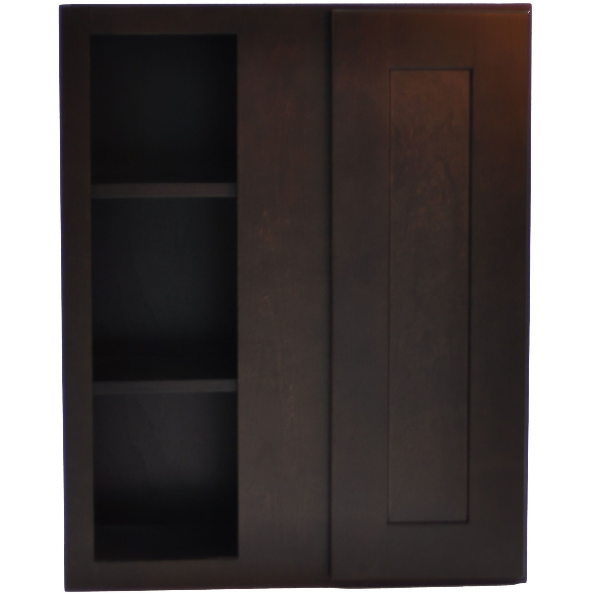 Design House 569350 Espresso 24 Inch Wide Unassembled Blind Wall