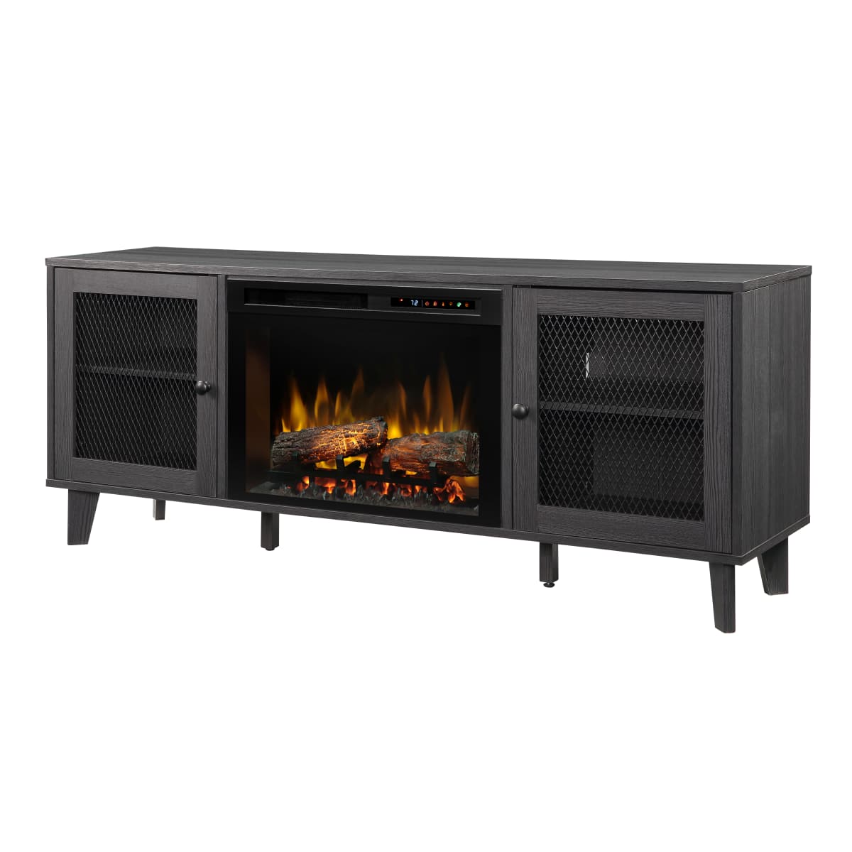 Dimplex Gds26l8 1909wi Wrought Iron Dean 65 Inch Wide Media
