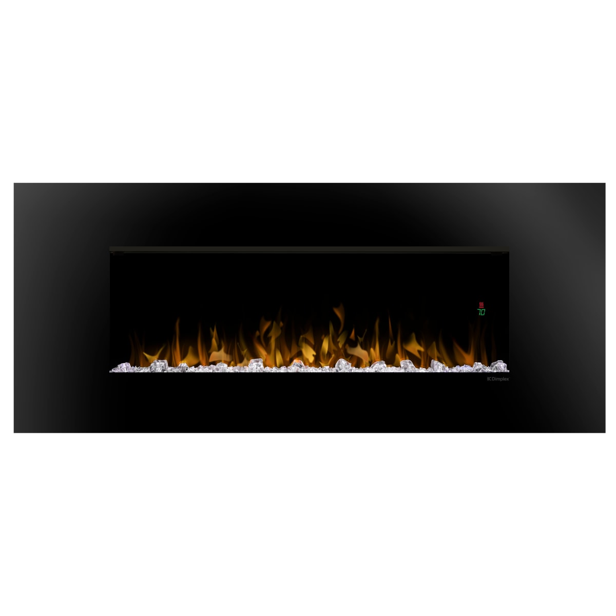 Dimplex DWF5252B Black Contempra 4231 BTU 23 Inch Wide Vent Free Electric  Wall Mounted Fireplace with Color Rich LED Flame and Sparkling Ember Bed -  VentingPipe.com
