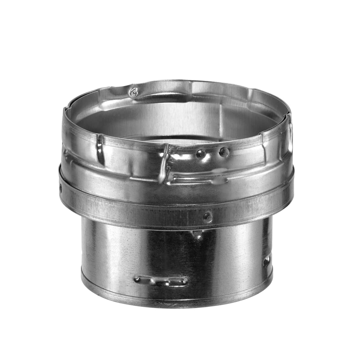 DuraVent 4BVX6 Aluminum 4 Inner Diameter - Type B Round Gas Vent Pipe -  Double Wall - 4 to 6 Increaser - VentingPipe.com