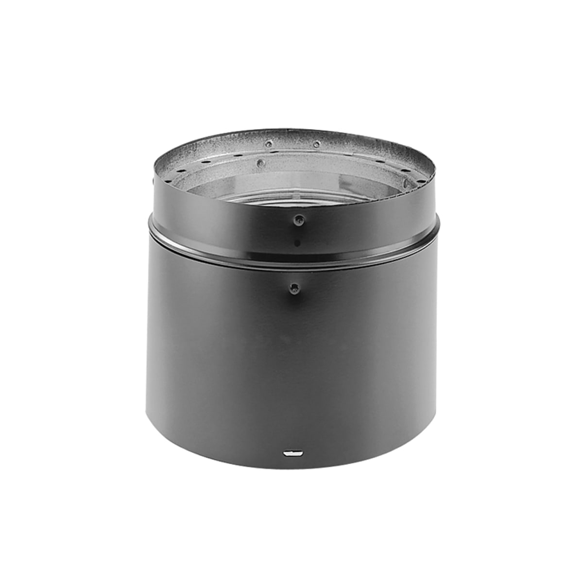 DuraVent 8DVL-12ADJ Black 8 Inner Diameter - DVL Stove Pipe - Double Wall  - 12 Pipe Length - VentingPipe.com
