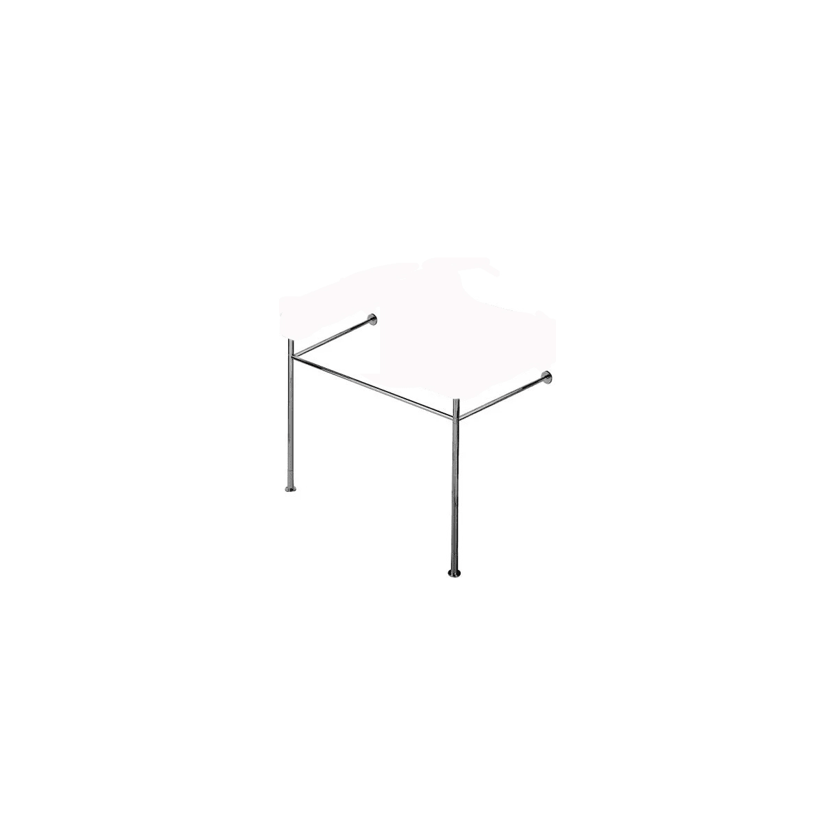 Duravit 0030711000 Chrome Vero Wide Adjule Base Lavatory Chrome Vero Wide Adjule Base