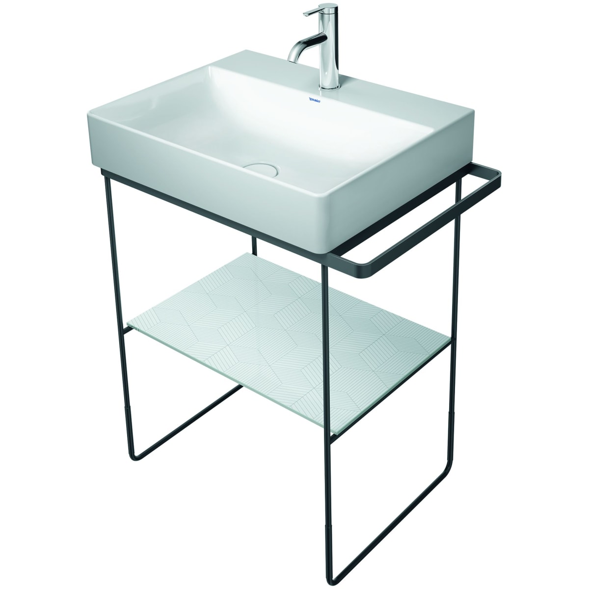 Duravit 0031011000 Chrome Durasquare Lavatory Console Legs Sink Not Included Faucetdirect Com