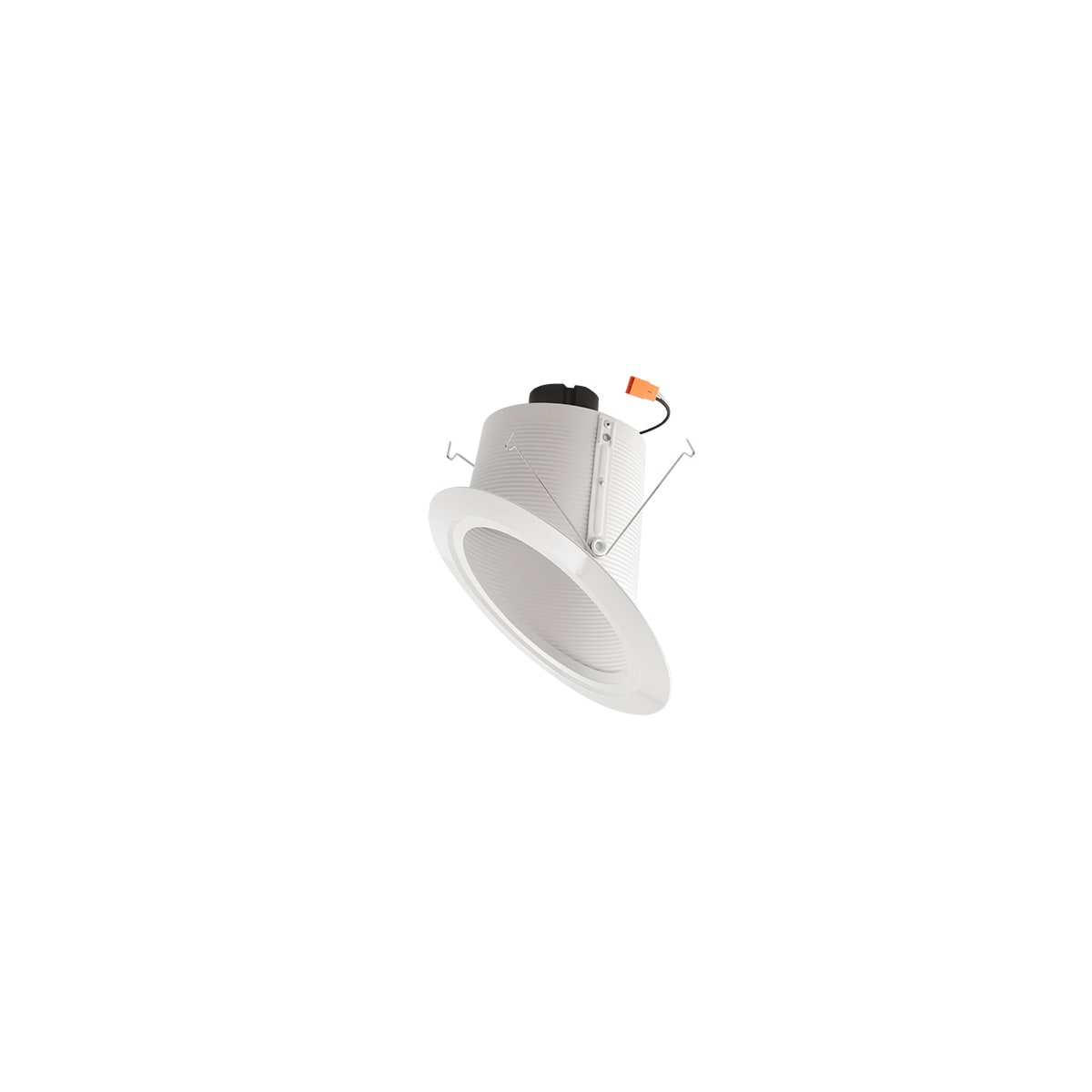 Elco El76330w White 6 Integrated 3000k Led Sloped Ceiling