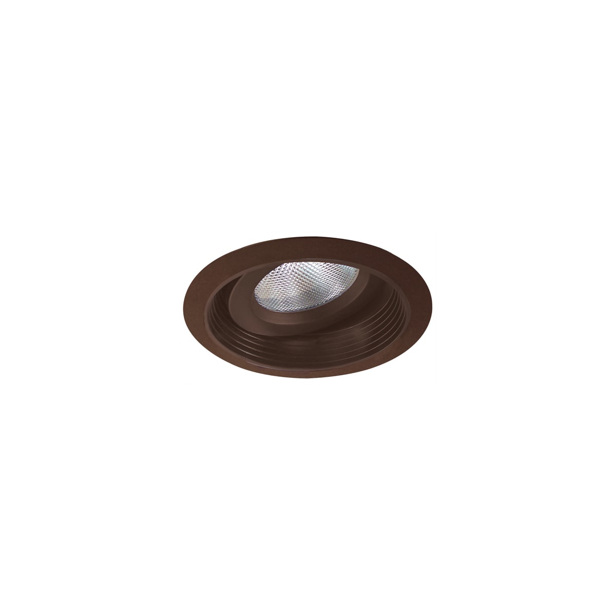 Elco El376 6 Adjustable Baffle With Gimbal Trim Ring White