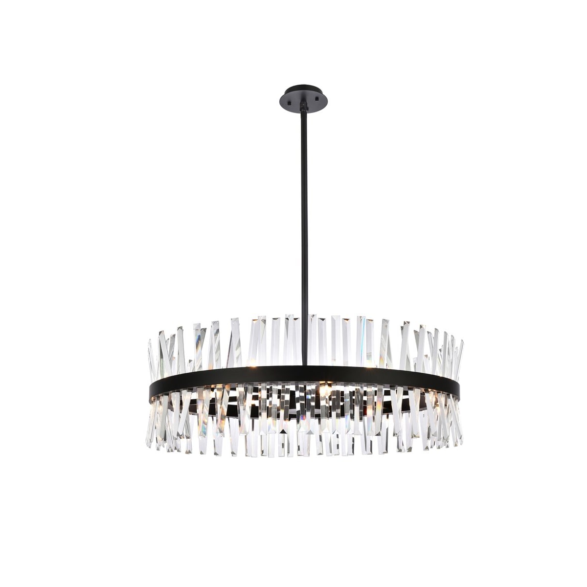 Elegant Lighting 6200D36C Chrome Serephina 16 Light 36