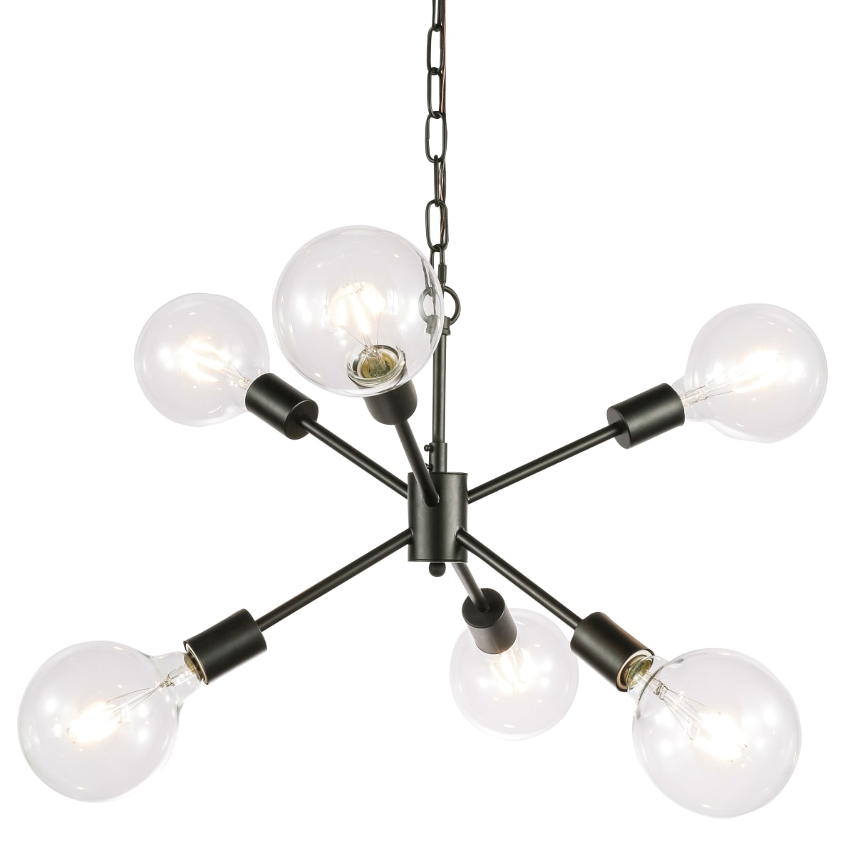 black sputnik chandelier