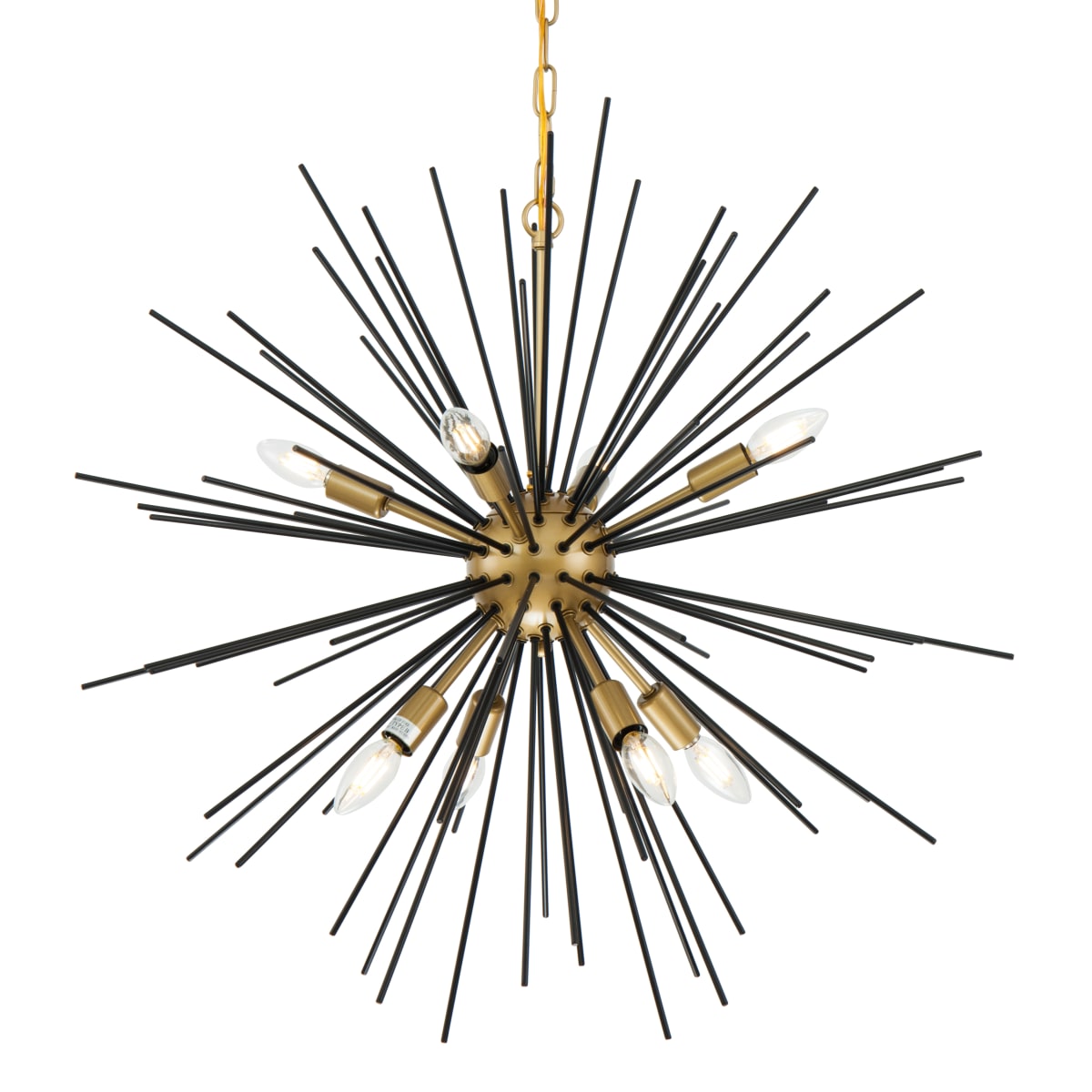sputnikページ Light Society Sputnik 18-Light Chandelier Pendant, Brushed