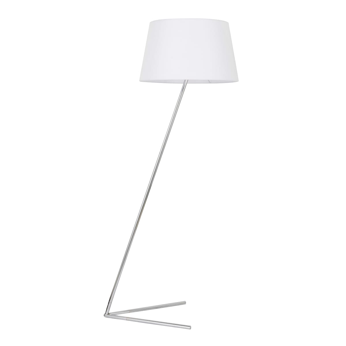 tall chrome floor lamp