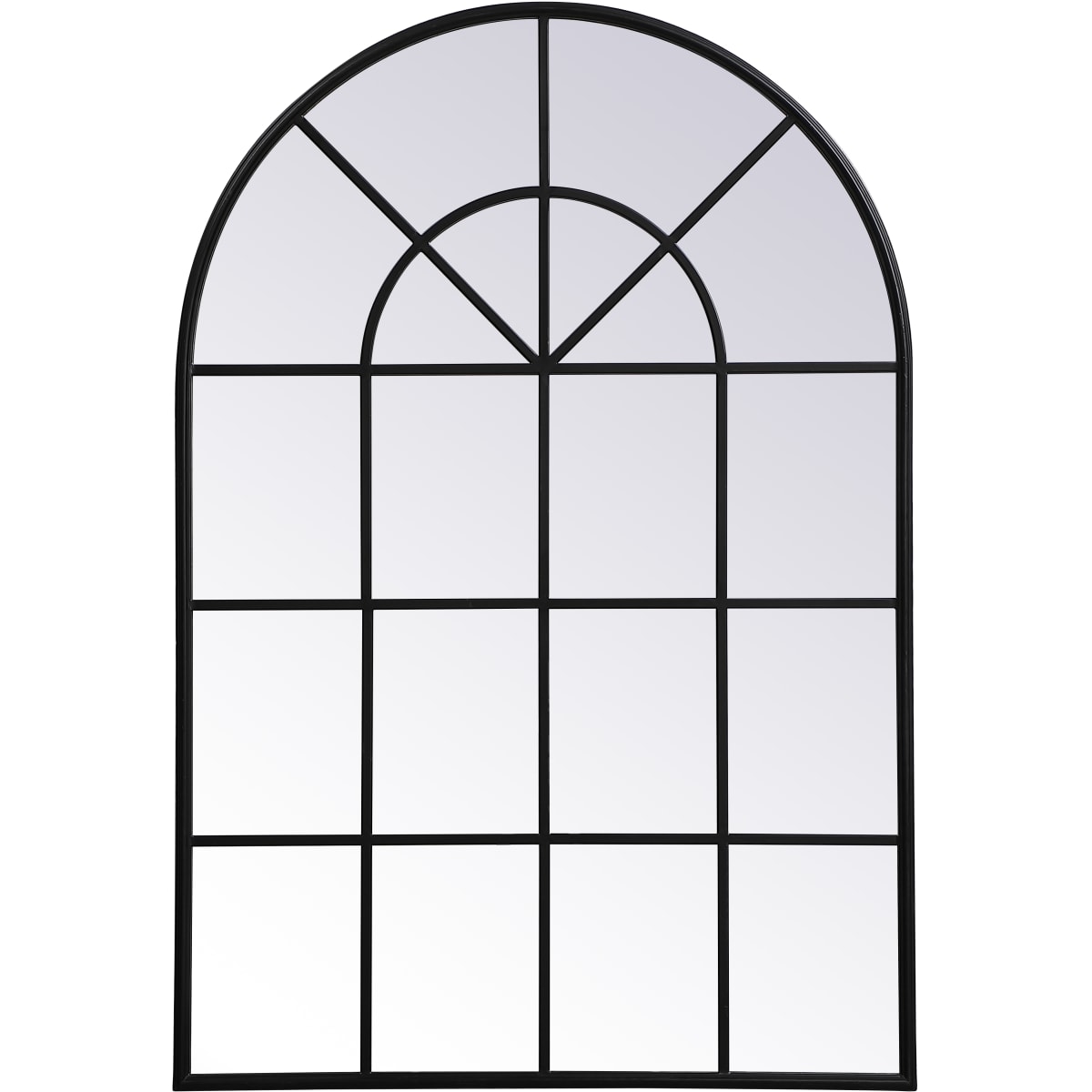 Elegant Lighting MR613653BK Black Motif 53-1/8 