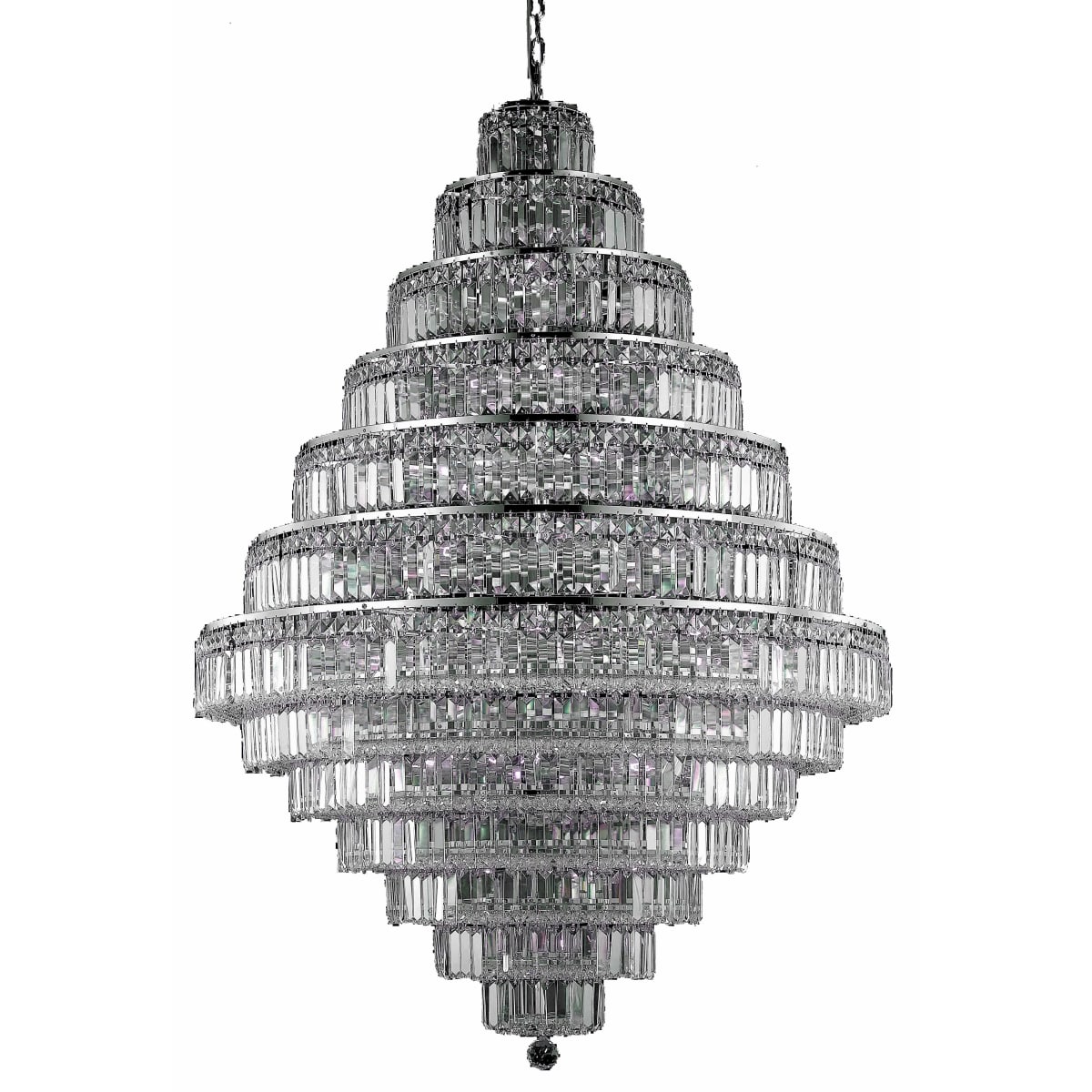 Elegant Lighting V2038G42C/EC Elegant Cut Clear Crystal